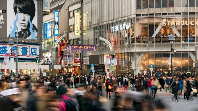 La hora punta en Tokio