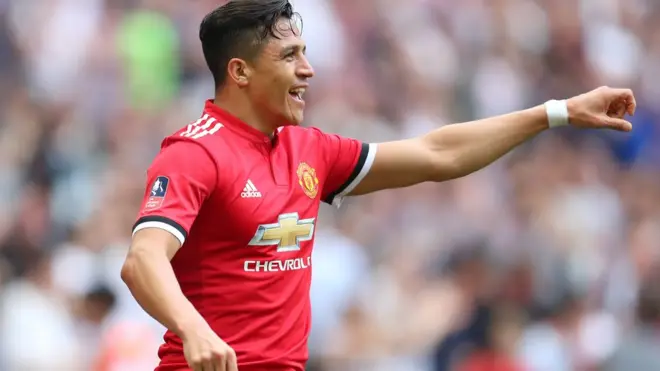 N'ime nkeji iri abụọ na anọ, Alexis Sanchez nke Manchester United sara ọkpụ goolu ahụ, tutu ha ga-ezuike.