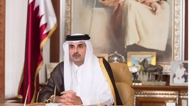 اشترط أمير قطر أن أي حل للأزمة يجب أن يحترم "سيادة الدول"