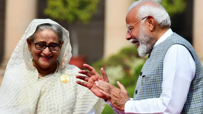 شیخ حسینہ، نریندر مودی