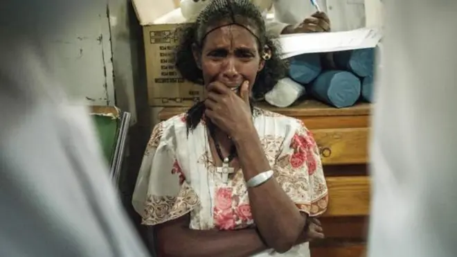 በአየር ጥቃቱ የተጎዱ ግለሰብ