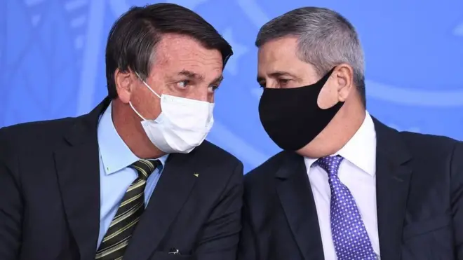 Bolsonaro e Braga Netto