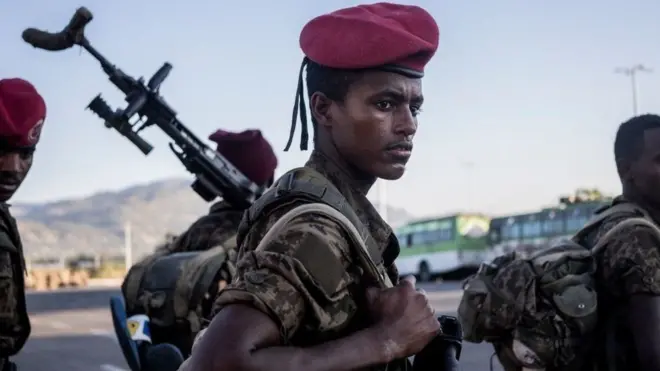 جندي من القوات الحكومية الإثيوبية