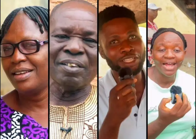 Aworan awọn ọmọ Naijiria to sọrọ lori ayajọ ominira.