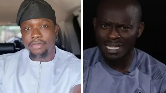 VDM wọ aṣọ buba o si de fila nigba ti eyin Mr Jollof wa nita bi ẹni to n sọrọ