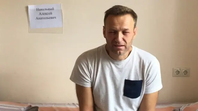 Алексей Навальный в палате