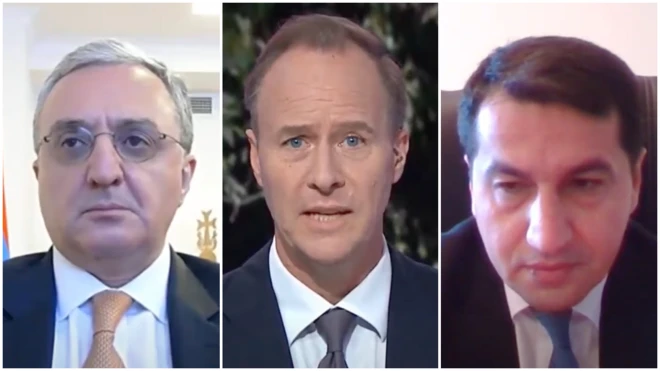 Hikmət Hacıyev və Zohrab Mnatsakanyan Azərbaycan-Ermənistan münasibətləri barədə nə deyiblər?