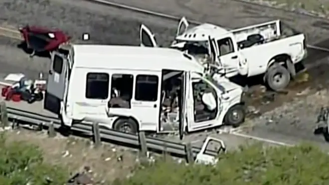 В автобусе находились 14 прихожан местной баптистской церкви