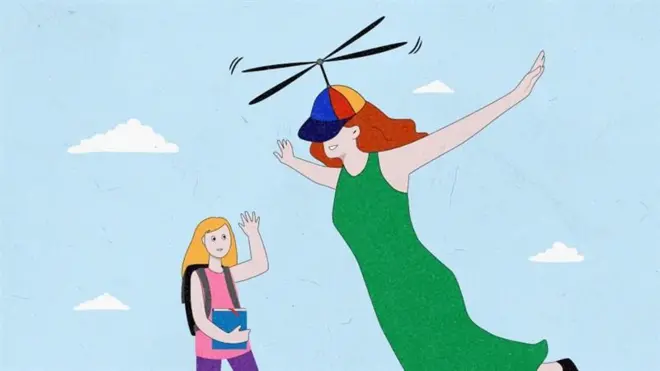 Ilustracija, helikopter roditeljstvo