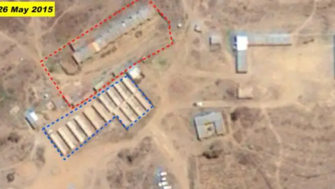 Xabsi ciidan oo ku yaalla Mai Serwa: waxaa ku yaalla shan saldhig oo gooni-gooni ah.