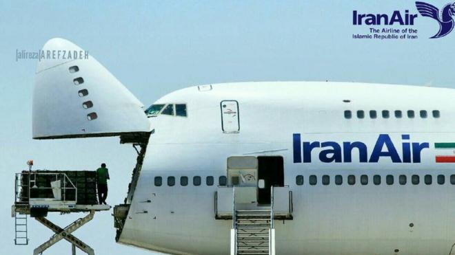Tuit de Iran Air