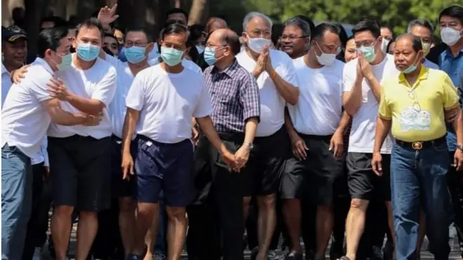 ศาลอาญาพิพากษาจำคุกแกนนำ กปปส. รวม 26 คน เป็นเวลาตั้งแต่ 4 เดือน ถึง 9 ปี 24 เดือน และไม่อนุญาตให้ประกันตัว 8 แกนนำ ส่งผลให้พวกเขาถูกส่งตัวไปคุมขังภายในเรือนจำพิเศษกรุงเทพฯ เป็นเวลา 2 คืน ก่อนได้รับอนุญาตให้ปล่อยชั่วคราวระหว่างอุทธรณ์คดี