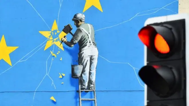 Чем закончится "Брексит"? Банкси в Дувре