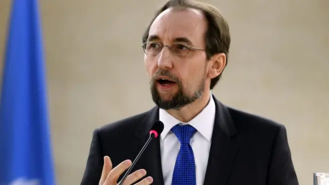 संयुक्त राष्ट्र में मानवाधिकारों के उच्चायुक्त ज़ायद बिन राड अल हुसैन