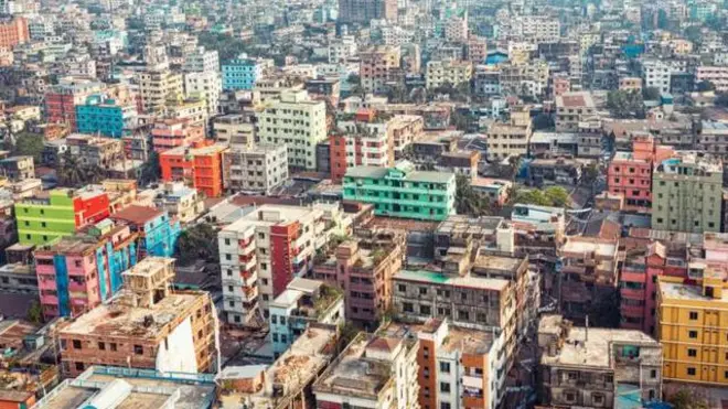 ঢাকা শহর।