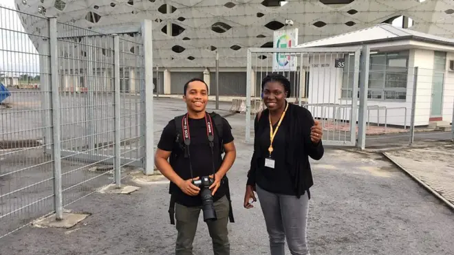 BBC Pidgin team before di Facebook Live