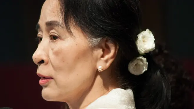 Suu Kyi no show face for di last UN General Meeting wey happen