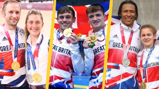 Jason and Laura Kenny, Tom Daley and Matty Lee, Kye Whyte and Beth Shriever