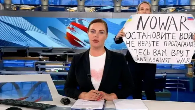 anti-war Russian journalist