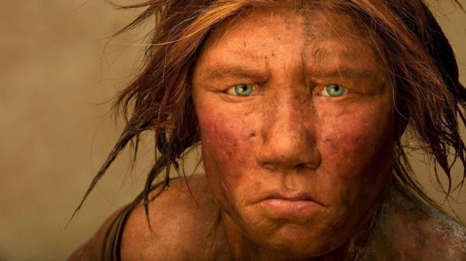 Reconstruçãoaposta esporteuma mulher neandertal pelos artistas holandeses Andrie e Alfons Kennis