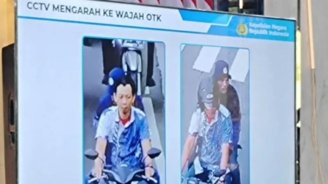 Foto dua terduga pelaku penyiraman air keras terhadap Wakil Koordinator KontraS, Andrie Yunus