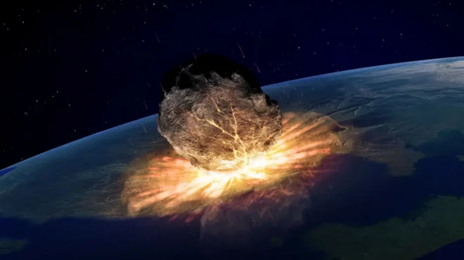 قطر این شهابسنگ ۴۰ تا ۶۰ کیلومتر و دهانهای به قطر ۵۰۰ کیلومتر در محل برخورد با زمین ایجاد کرد