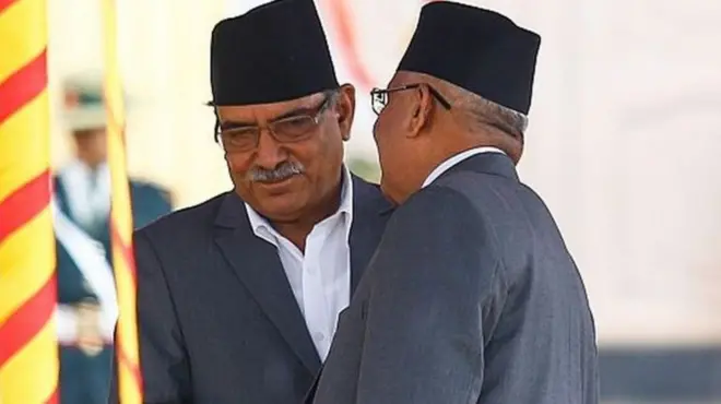 प्रचण्ड र ओली