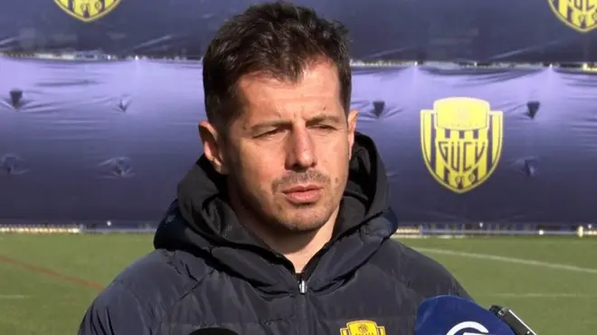 Emre Belözoğlu Ankaragücü tesislerinde medyaya konuştu