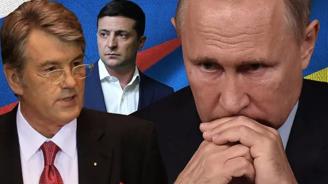 Ющенко, Зеленский, Путин, Украина, Россия