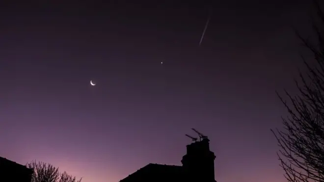 This purple picture was captured by Louise Robinson in Sheffield.