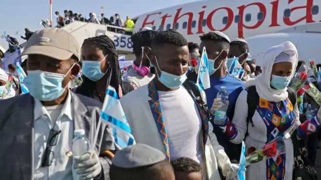 ቤተ እስራኤላውያን ከኢትዮጵያ ተነስተው እስራኤል ሲደርሱ