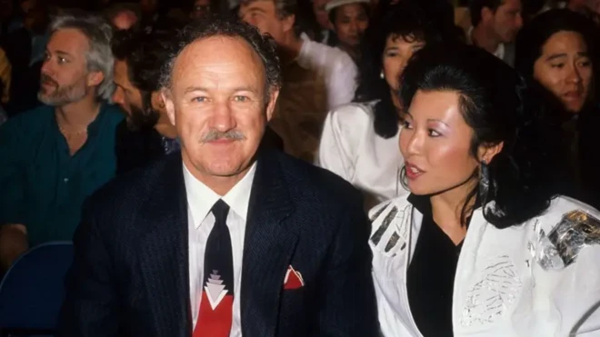 Джин Хэкмен и Бетси Аракава в 1986 году