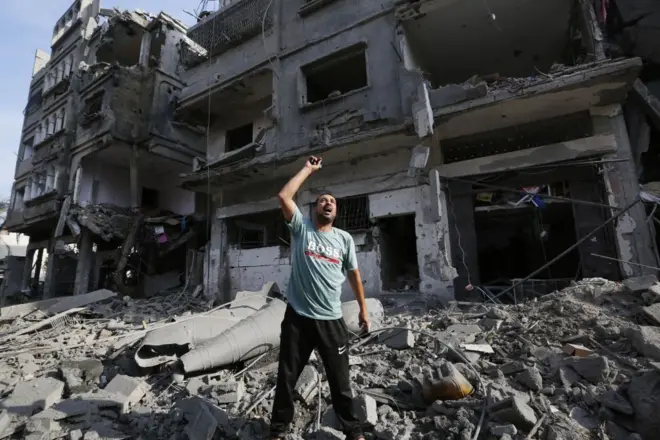 ग़ज़ा में तबाही