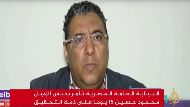 الجزيرة تقول إن محمود حسين منع من الاتصال بمحاميه