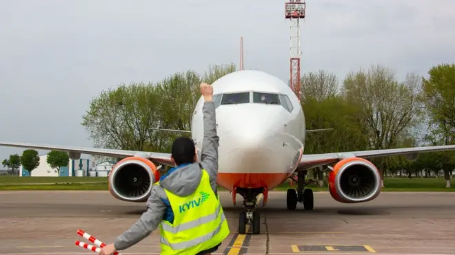 Літак в Борисполі