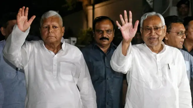 लालू प्रसाद यादव और नीतीश कुमार