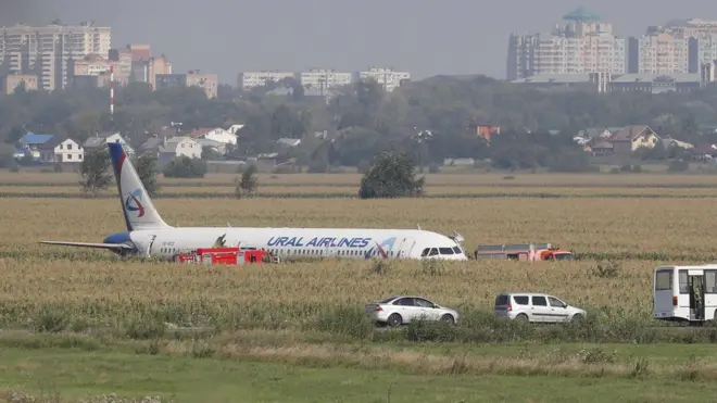 The plane had 233 passengers and crew on board when it was forced to make an emergency landing
