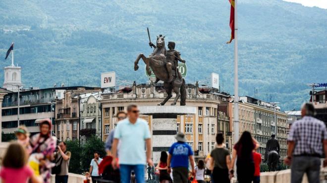 памятник Александру Македонскому в Скопье