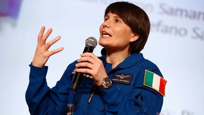 İtalyan astronot Samantha Cristoforetti