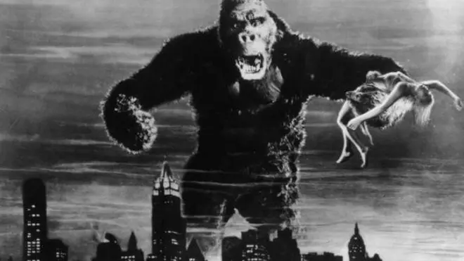 Сцена з фільму "Кін-Конг" 1933 року