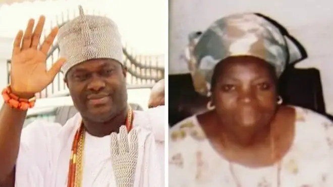Ooni Ogunwusi ati mama faramọbi