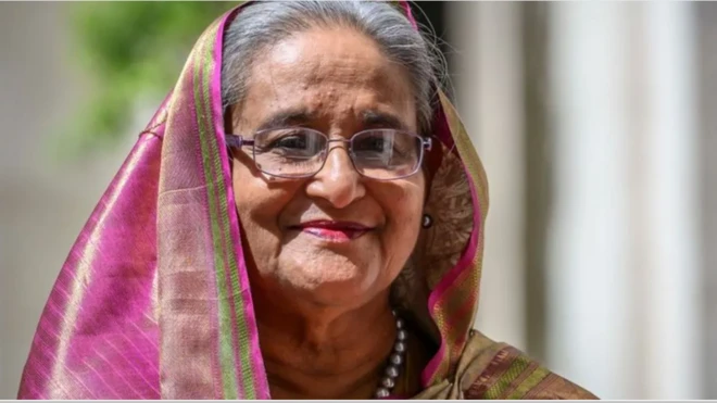 Perdana Menteri Bangladesh Sheikh Hasina.