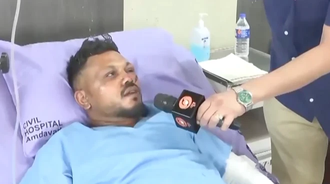 Vishwashkumar Ramesh hastanedeki yatağından DD News'a konuşuyor