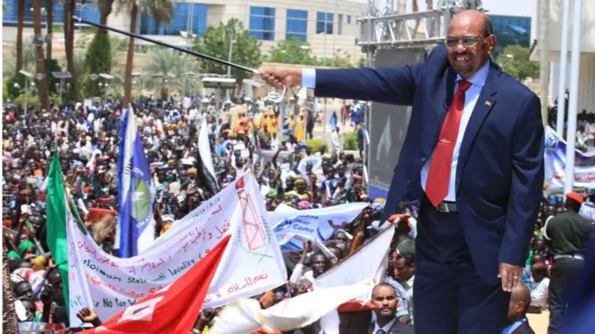 Pireezidantii Sudaan Omaar Al bashiir