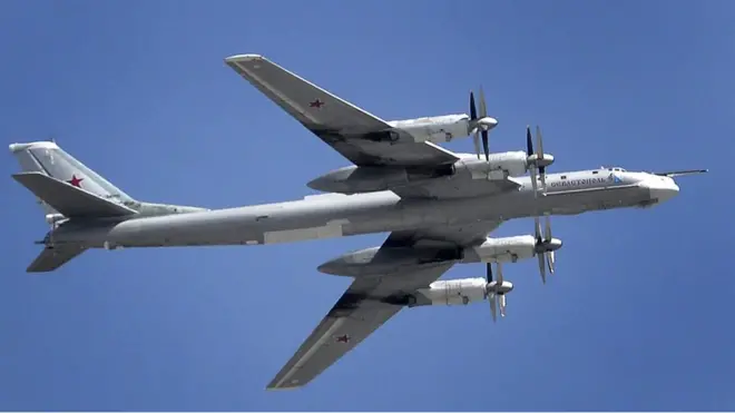 Стратегічний бомбардувальник-ракетоносець Ту-95 був розроблений у 1950-х роках у Радянському Союзі (архівне фото)