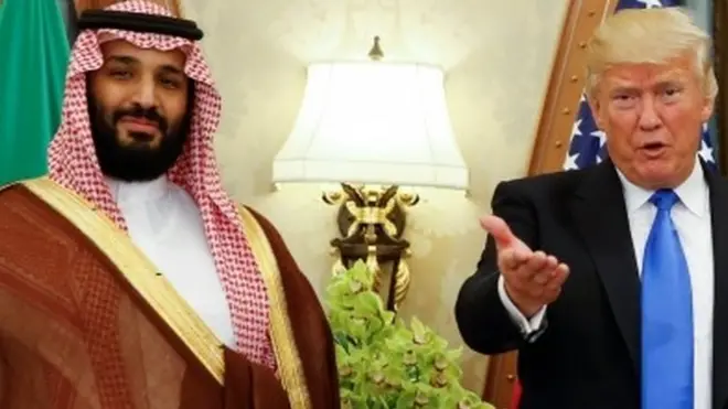 ट्रंप और मोहम्मद बिन सलमान
