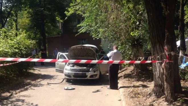 у Дніпрі вибухнув автомобіль