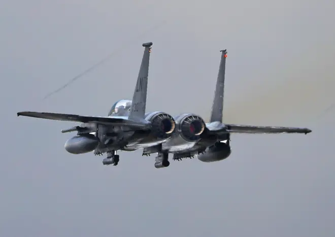 Một chiếc F-15 của Mỹ