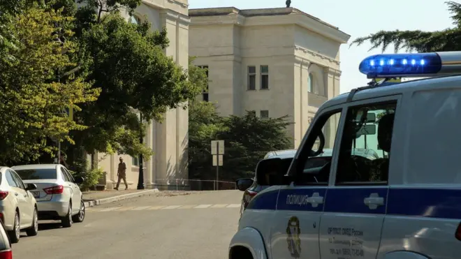 Недавно сообщалось об ударе беспилотника по штабу Черноморского флота в Севастополе (фото 31 июля)