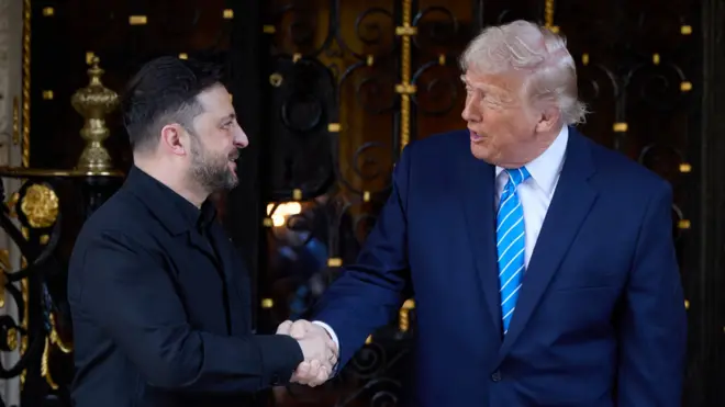 Владимир Зеленский и Дональд Трамп